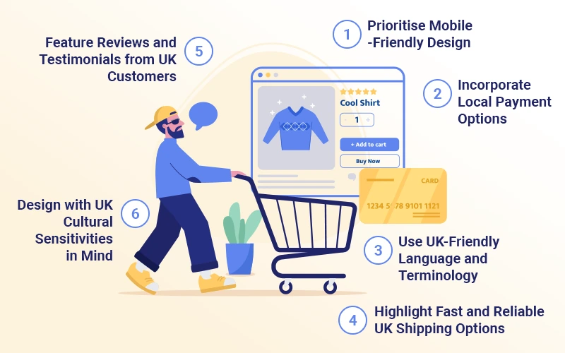 6 Tips to make Your eCommerce Website Design for UK Audiences